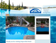Tablet Screenshot of napervillepools.com